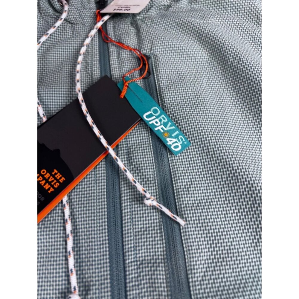 Orvis Women's Hooded Open Air Caster Jacket Dusty Blue Sz. S UPF 40 Windproof - Picture 3 of 9